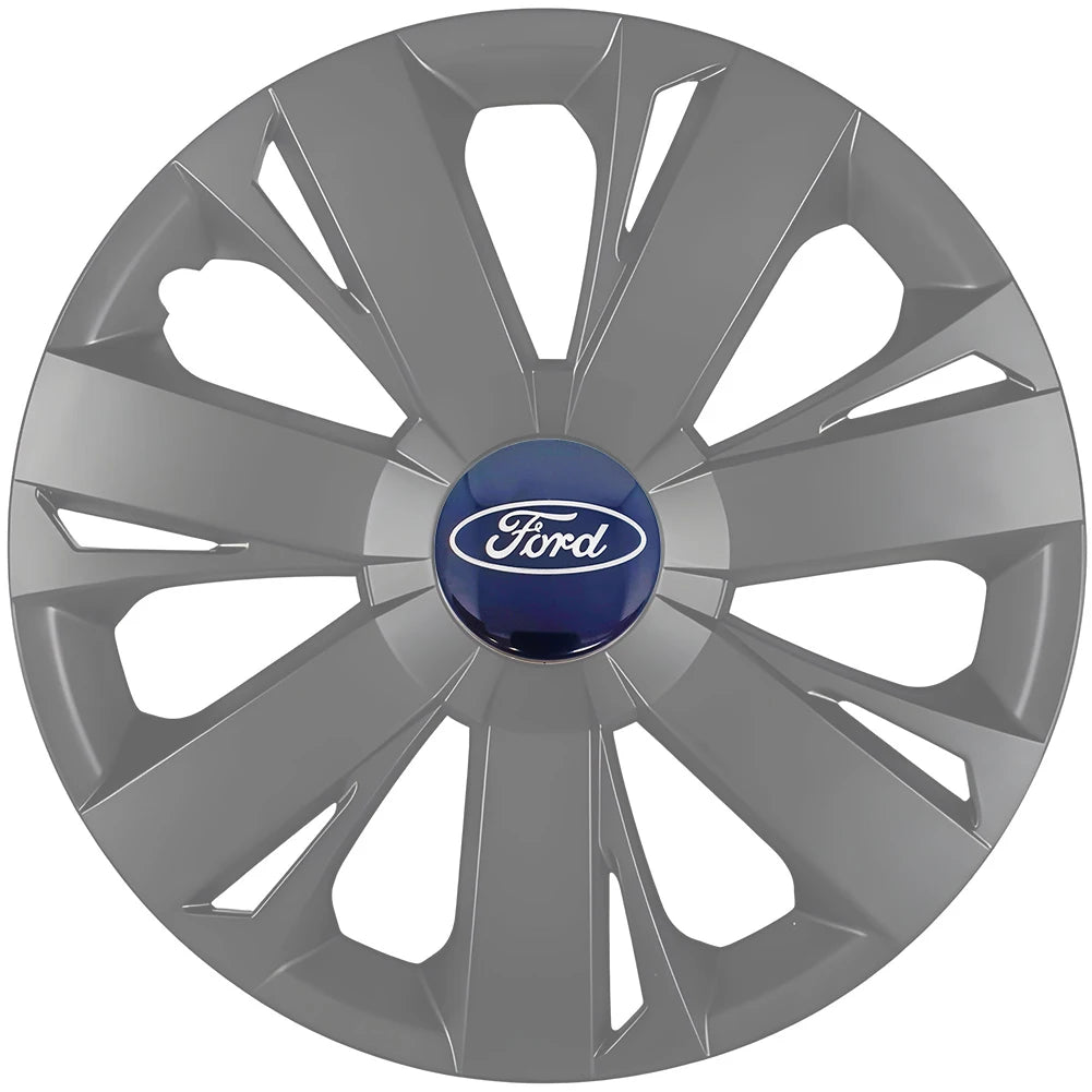 4 X 54MM Wheel Centre Caps Set Hub Centre Rim Cover Badge Blue Center Wheel Cap Kit For Ford Most Models Focus Fiesta Ka Kuga