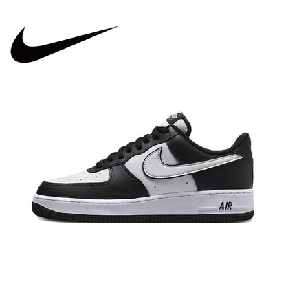 Nike Original White Air Force 1 07 Low Trendy Board Shoes Lightweight Breathable Mens Casual Shoes