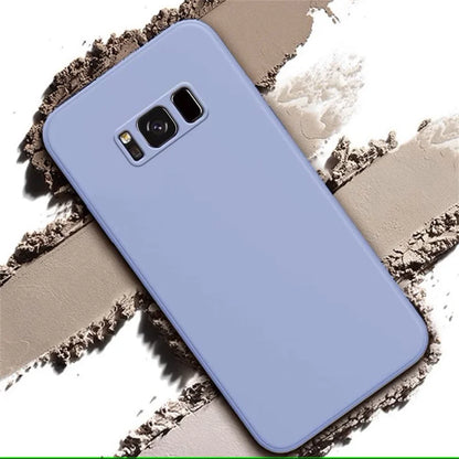 Liquid Silicone Phone Case for Samsung Galaxy S8 S9 S10 Plus Soft Camera Protective Shockproof Back Cover Samsung 8Plus