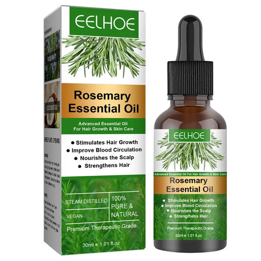 Aceite esencial de romero, productos para el crecimiento del cabello, productos orgánicos para el cabello, aceite para fortalecer el cuero cabelludo, para nutrir y dar brillo al cabello, saludable.