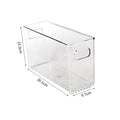 Transparent Refrigerator Storage Box Vegetable Fruit Organizer Fridge Clear Container for Kitchen Food Drinks Storage