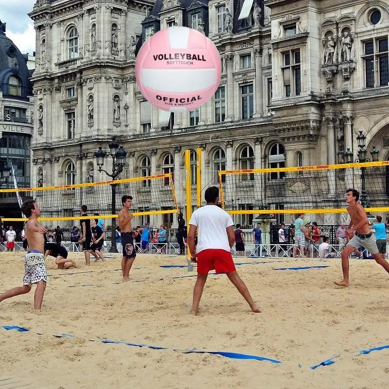 1PC Size 5 Volleyball Soft Indoor Outdoor Volleyball For Game Gym Training Beach Play Volleyball For Beginner Teenager