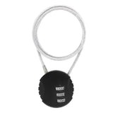 50cm Wire Rope Digital Padlock Password Code Security Lock Smart Combination Lock for Motorcycle Helmet Lock Extended Wire Rope