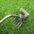 2 In 1 Garden Rake Manual Weed Grass Rooting Tool Puller Shovel 5/6/11 Tooth Weeding Removal Hand Gardening Loose Soil Tool