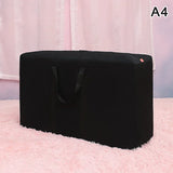 Unisex Large Capacity Luggage Bag Travel Clothes Storage Bags Zipper Oxford Weekend Bag Thin Portable Moving Luggage Bags