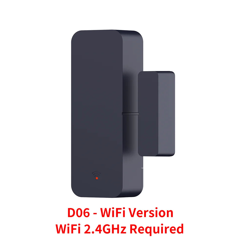 Tuya Zigbee Wifi Door and Window Sensor Security Burglar Alarm Magnetic Presence Sensor Smart Life Works with Google Home Alexa