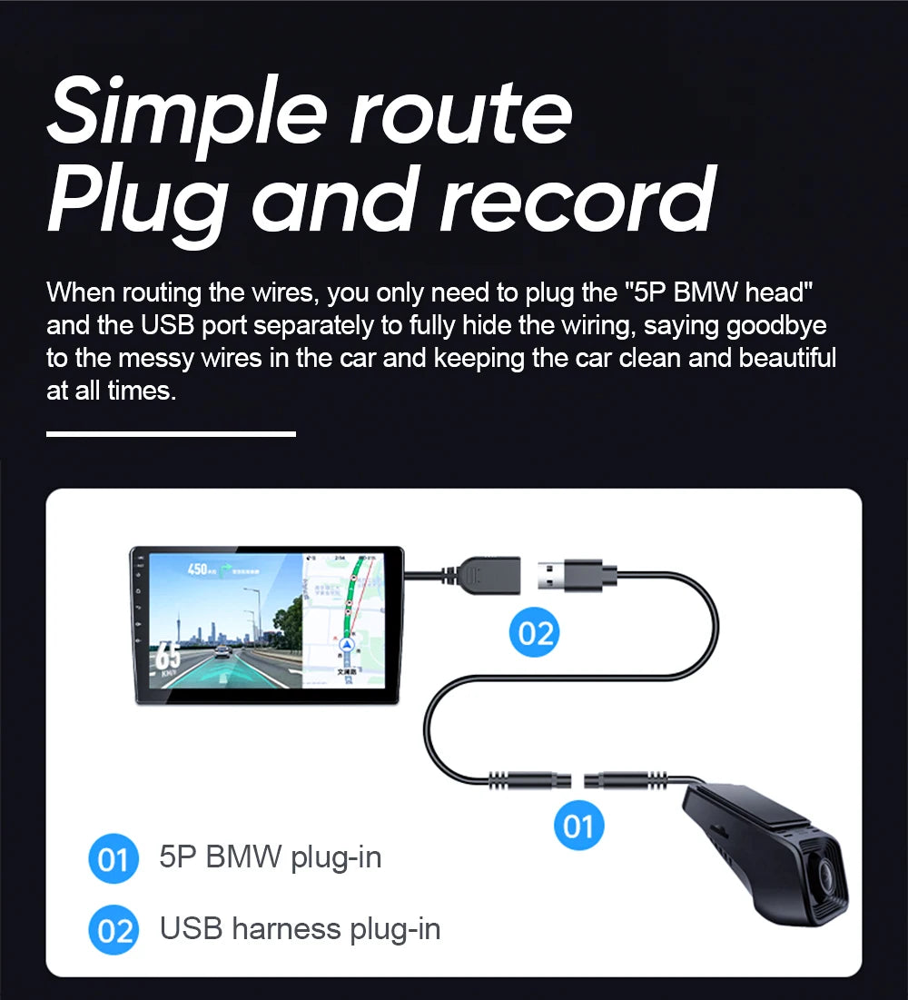 For Android Multimedia Player 1920*1080P Dashcam ADAS Mini Car DVR Camera HD Car Camera Auto Digital Video Recorder Dash Cam