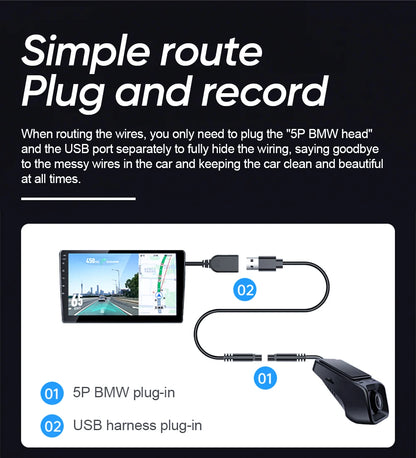 For Android Multimedia Player 1920*1080P Dashcam ADAS Mini Car DVR Camera HD Car Camera Auto Digital Video Recorder Dash Cam