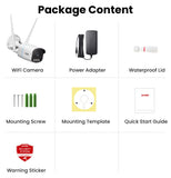 ZOSI C186A 4K 8MP/5MP Aurora Lux WiFi Camera True Full Color Night 2.4/5GHz WiFi AI Detection Outdoor HD CCTV Video Surveillance