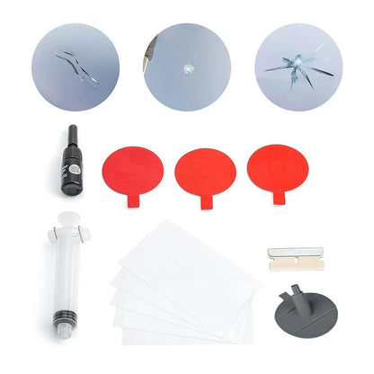 Car Windshield Repair Resin Kit Ferramentas, pára-brisas Break, Scratch Restoration, Adesivos de proteção, Glass Cleaner Care, No Trace Wash