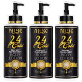 AILKE 24K Gold Flawlessly Skin Care Set, Whitening, Reduces Dark Spots, Pigmentation, Wrinkles, Moisturizes, For All Skin Types