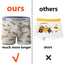 1/3/6 pcs Boys Boxer Briefs Sets 2025 New Kids Cotton Underwear Boy Underpants Teenager Dinosaur Print Soft Children Panties