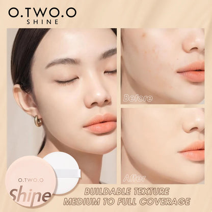Wholesale O.TWO.O Air Cushion BB Cream 3 Colors Fuller Coverage Waterproof Long-lasting Concealer Cushion Compact Face Makeup