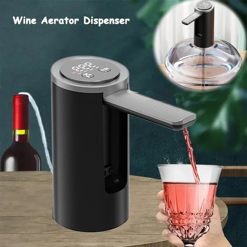 Dispensador de alcohol cuantitativo inteligente, dispensador profesional de whisky de alta gama, bomba de licor, decantador de vino plegable ajustable.