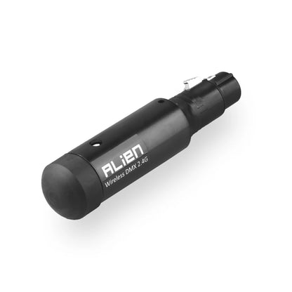 Alien recarregável 2.4g ism sem fio dmx 512 dfi controlador xlr receptor transmissor para discoteca dj festa bar dmx palco par luz