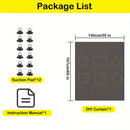 100% Blackout Curtain with Suction Cup UV Blocking Window Drapes Blinds Full Shades Panel DIY Portable Film Sunshade Cover