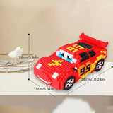 1258-Piece Red Sports Car Building Block Set, Experience the Essence of Racing Culture, the First Choice for Birthday, Christmas, and Thanksgiving Gifts