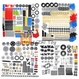 MOC Technical Compatible with Building Blocks Bricks Pin Liftarm Studless Beam Axle Connector Panel Gear Car Mindstorms Toys