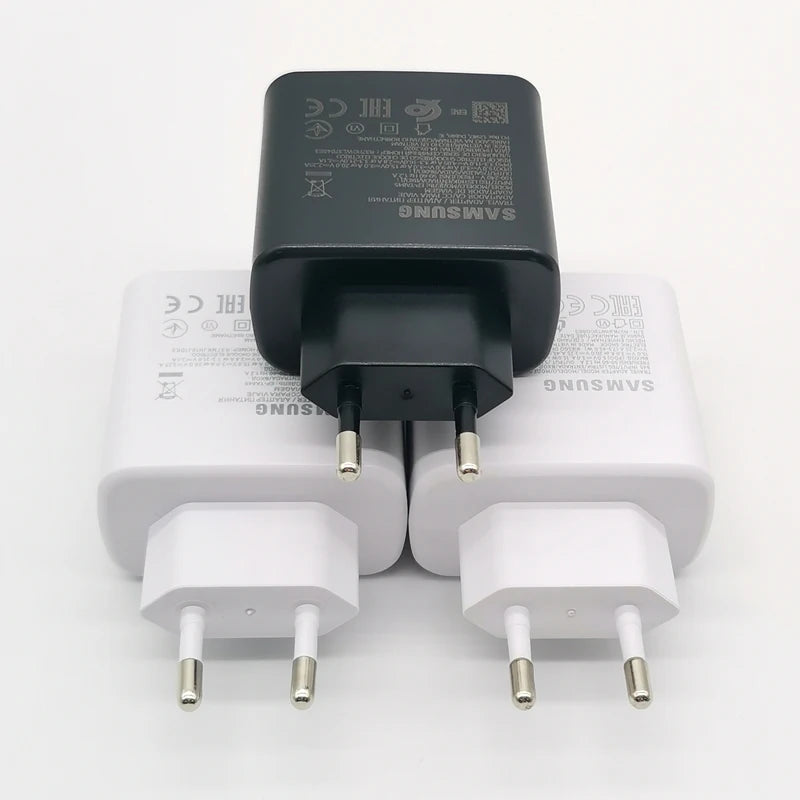Cargador Samsung de 45 W, adaptador de carga superrápida de 1,8 M, tipo C, para Galaxy S24, S23, S22, S21, S20, Note 20, Ultra 10, Z Flip Fold 6, 5, 4, 3 y 2