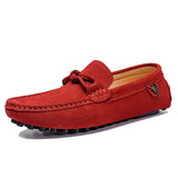 British Style Fashionable Red High-End Banquet Dress Shoes Men's Commuting Driving Work Loafer for Men's Anti-Slip Shoes
