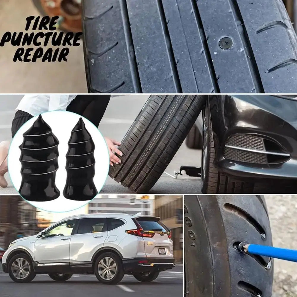 Car Vacuum Tire Repair Nail Tire Repair Tool Set Cars Truck Rubber Tire Puncture Motorcycle Repair Glue Nails