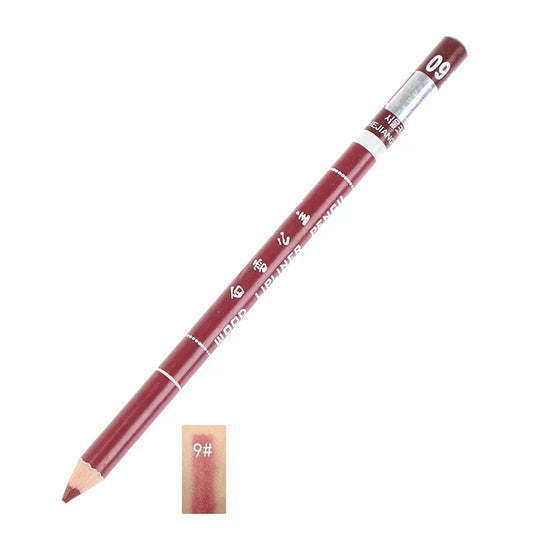 Professional Wood Lip liner Waterproof Lady Charming Lip Liner Soft Pencil Makeup Women's Long Lasting Cosmetic Tool 28Color