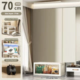 Storage Cabinet Folding Storage Box Home Living Room Toy Cabinet Storage Rack Snack Cabinet Installation-Free Kitchen Storage Cabinet Folding Storage Cabinet Organizer