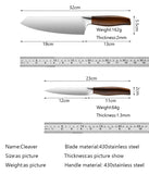 Kitchen Knife Stainless Steel Slicing Cleaver Japanese Chef Fish Cutting Vegetables Meat Cooking Knives Set Tools Kitchen Knives
