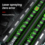 1PCS Self-Locking Steel Tape Measure High-Precision Laser Inkjet Code Box Ruler Fluorescent Widened Meter Ruler