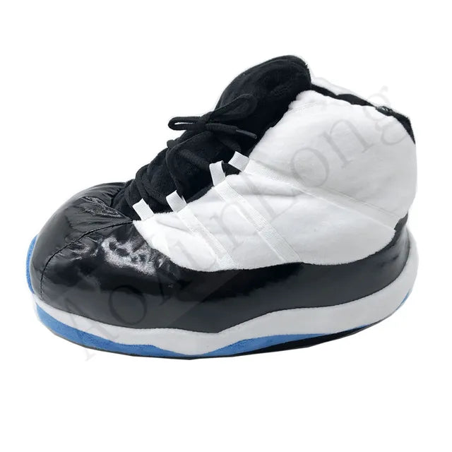 Unisex Warm Sneakers for Women Men Home Slippers House Floor Shoes Large Size Women Slippers One Size 35-44 Winter 