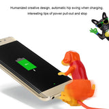 Funny Dog Fast Charger Cable Data Cable For iPhone IOS Android Type-C Mobile Phone Charging Line Prank Gifts Phone Accessories ﻿