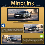 Srnubi 10.26" Dash Cam Rearview Wireless Carplay & Android Auto 4K DVR Navigation Player Dual Lens Recorder Dashboard WIFI 5.0BT