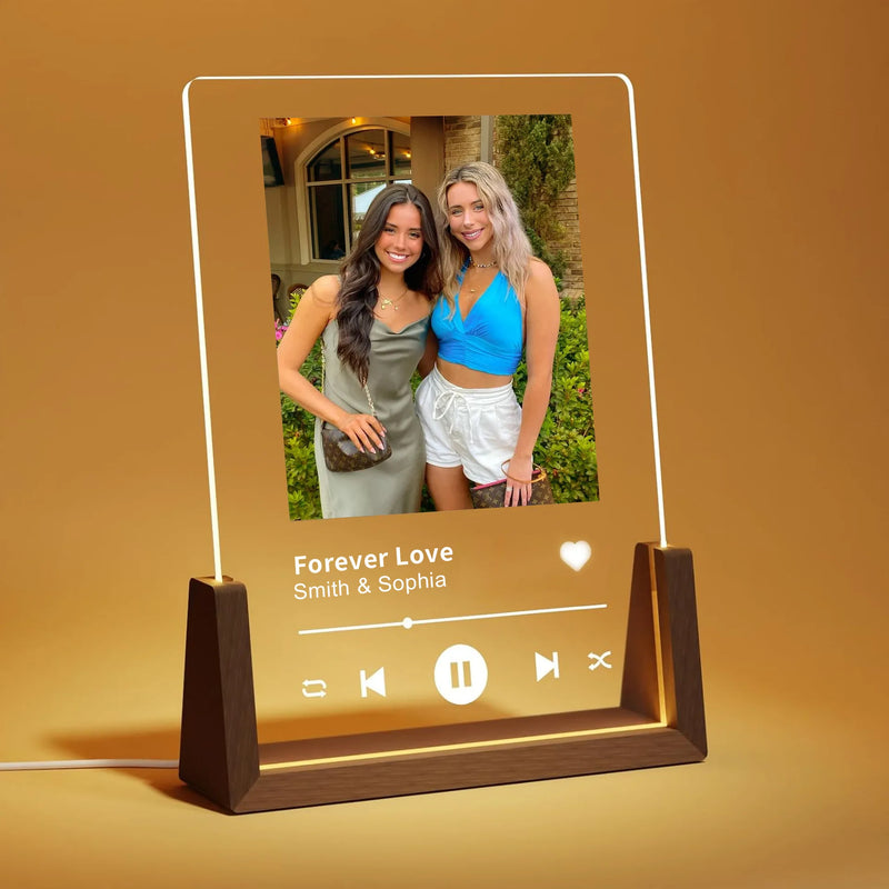 3D Night Light，Acrylic Material，Yes DIY Photo、logo，Touch Control，Creative Gifts and Advertising Tools