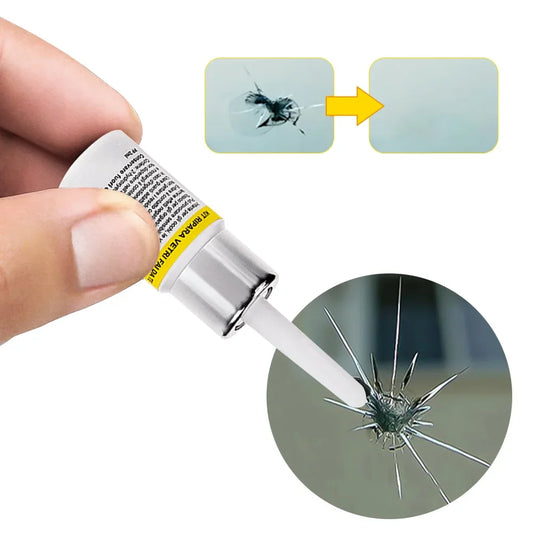 Car windshield repair tool, DIY car window phone screen repair kit, glass curing glue, glass scratch restoration