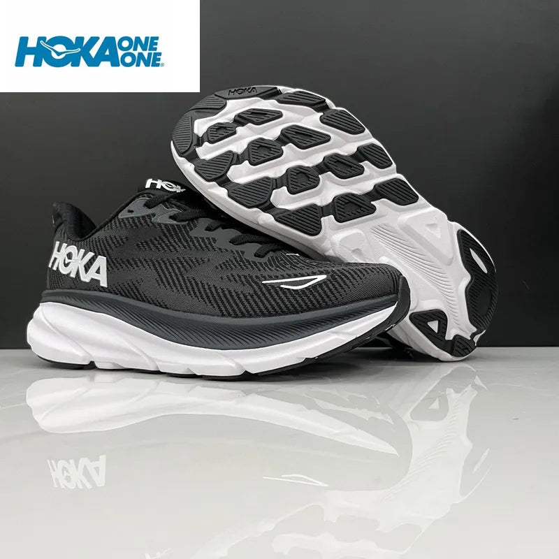 Original Hoka Clifton 9 Running Shoes Mens Women's Lightweight Cushioning Marathon Breathable Highway Trainer Sneakers