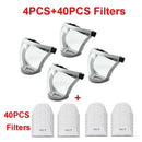 Protetor Facial Transparente, Máscara De Proteção De Trabalho, Protetor Facial, Tela Protetora, Acessórios De Cozinha, Gadgets