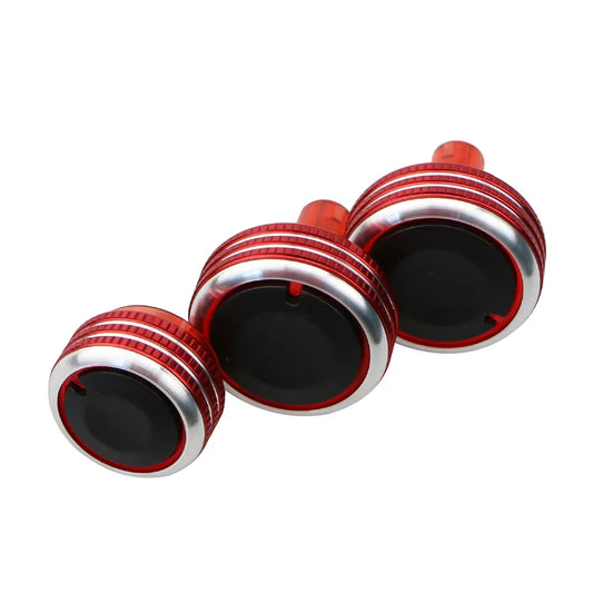 AC Button for Nissan New Sunny March, Aluminum Alloy Air Conditioning Heat Control Switch Knob Buttons Accessories