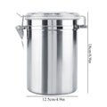 Coffee Container Stainless Steel Vacuum Sealed Coffee Beans Storage Jar for Home Kitchen 800/1100/1450/1800ml Optional