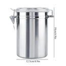 Coffee Container Stainless Steel Vacuum Sealed Coffee Beans Storage Jar for Home Kitchen 800/1100/1450/1800ml Optional