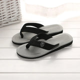 Men's Casual Flip Flops Fashion Beach Shoes Men Summer Non-Slip Flat Slides Men's Slippers Indoor House Shoes Man Male Slipper