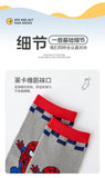 5 Pairs Marvel Kids Socks Spider-Man Kawaii New Fall Winter Cartoon Boy Children Mid-calf Socks Cotton Sock for Boys Gifts