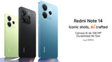 Xiaomi Redmi Note 14 6GB/128GB 8GB/128GB 8GB/256GB NFC/Non-NFC version Optional Global Version Cellphone