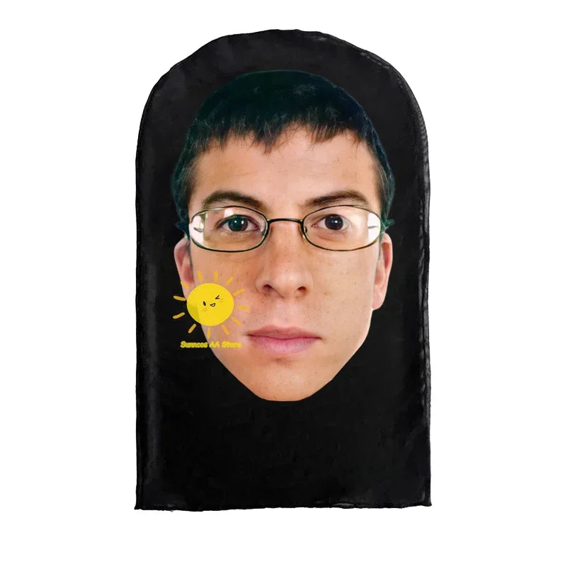 Nova Máscara de Rosto Inteiro Unissex Estilo Kanye/Drake, Impressa em 3D com Malha Elástica – Ideal para Cosplay, Festas e Simulações (Estilo Balaclava)