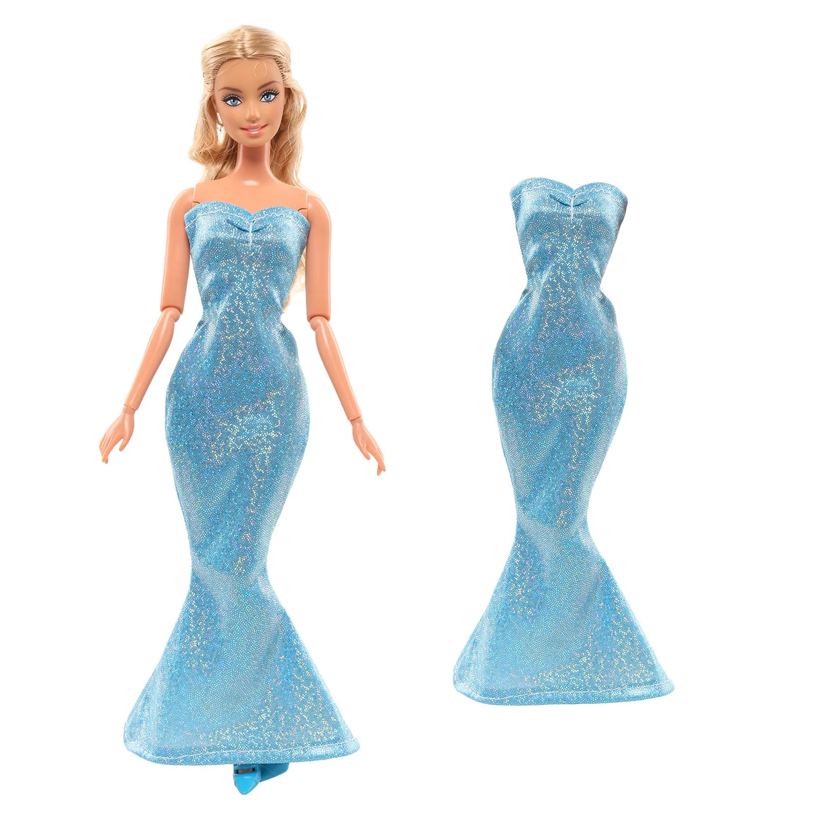 11.5-inch princess doll - 30CM doll skirt dress little girl playhouse toy DIY gift (does not include dolls).