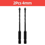Cross Hex Tile Drill Bit For Glass Concrete Ceramic Tile Hole Opener Tungsten Carbide Hard Alloy Bits Set Tools 3 4 5 6 8 10 12mm