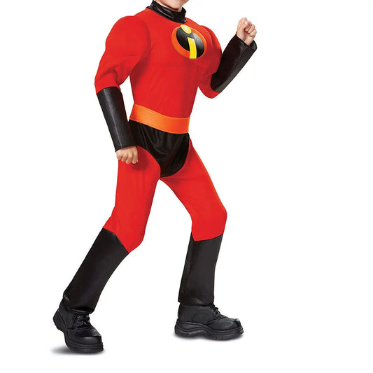 Mr Mrs Incredibles Cosplay Elastigirl Hulk Spider Family Adult Suit Jumpsuit Bodysuit Halloween Costumes Jumpsuit