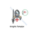 The Medieval Teutonic Knights Templar Holy Sepulchre Hospitaller War Horse Model Blocks MOC Bricks Set Gifts Toys G0128