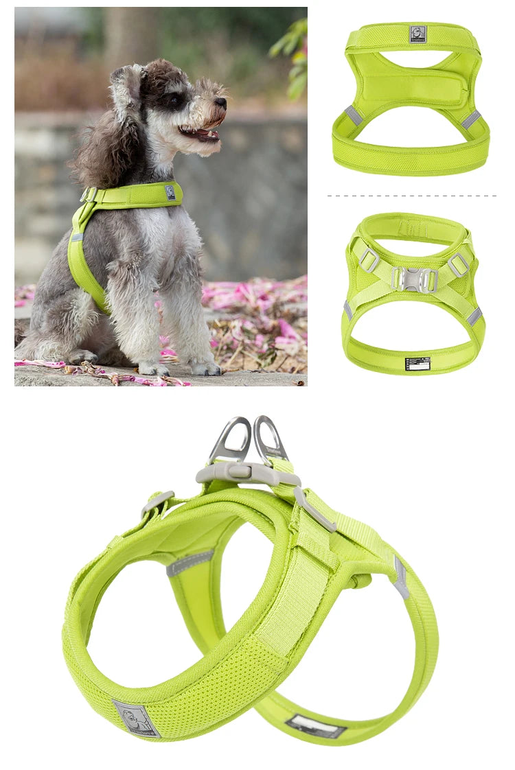 Truelove Pet harness For small and medium Dog Breathable Nylon Mesh Outdoor Training Adjustable Chest Heavy Duty TLH3013