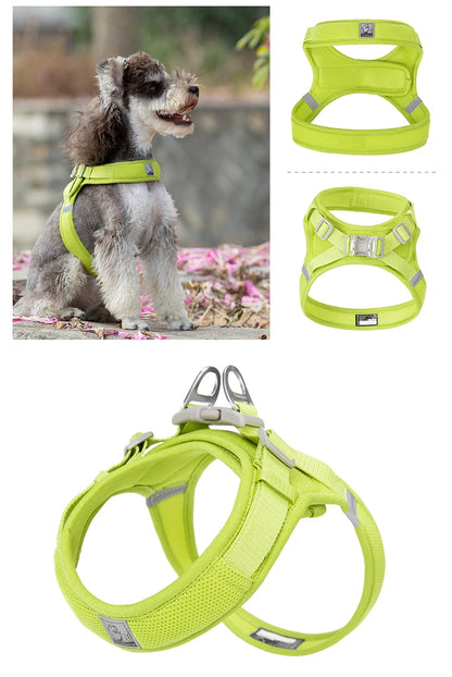 Truelove Pet harness For small and medium Dog Breathable Nylon Mesh Outdoor Training Adjustable Chest Heavy Duty TLH3013