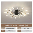 Modern LED Ceiling Lamp Living Room Dining Bedroom Ceiling Chandelier Lights Nordic Fireworks Design Home Decor Indoor Lighting